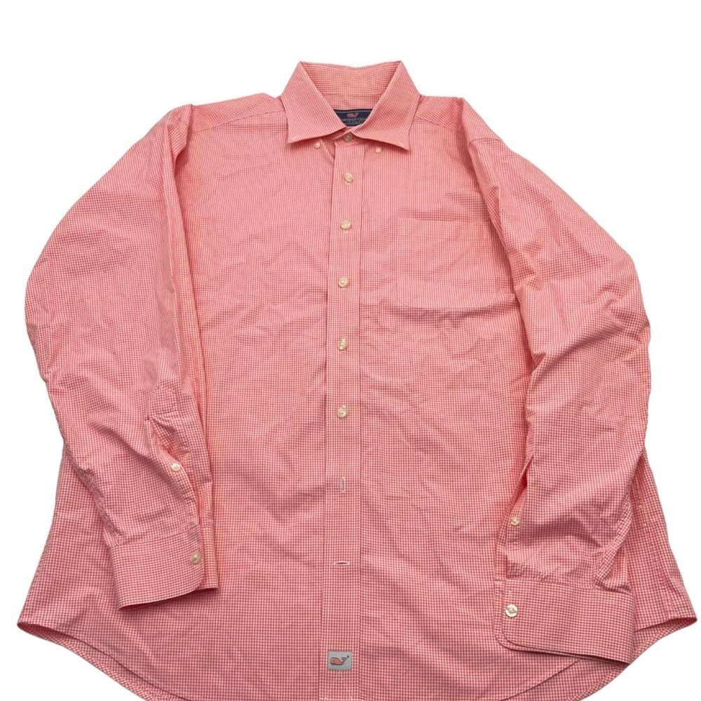 Vineyard Vines Button Down Shirt Mens Large Long Sleeve P&W Flannel Plaid NWOT